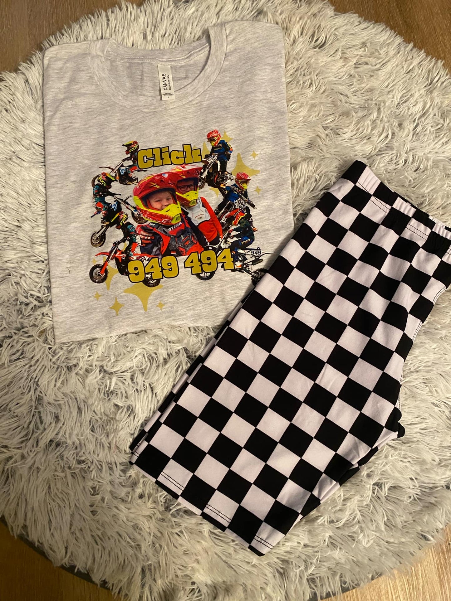 Custom Retro Rider Tee
