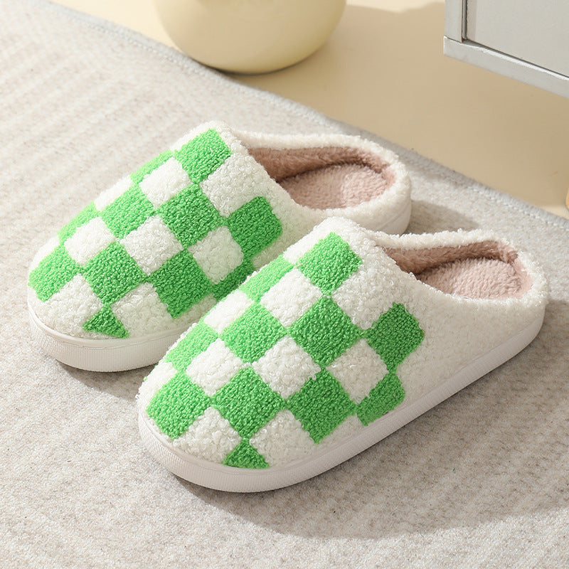 PREORDER: Checkered Cozy Slippers 8.17.26