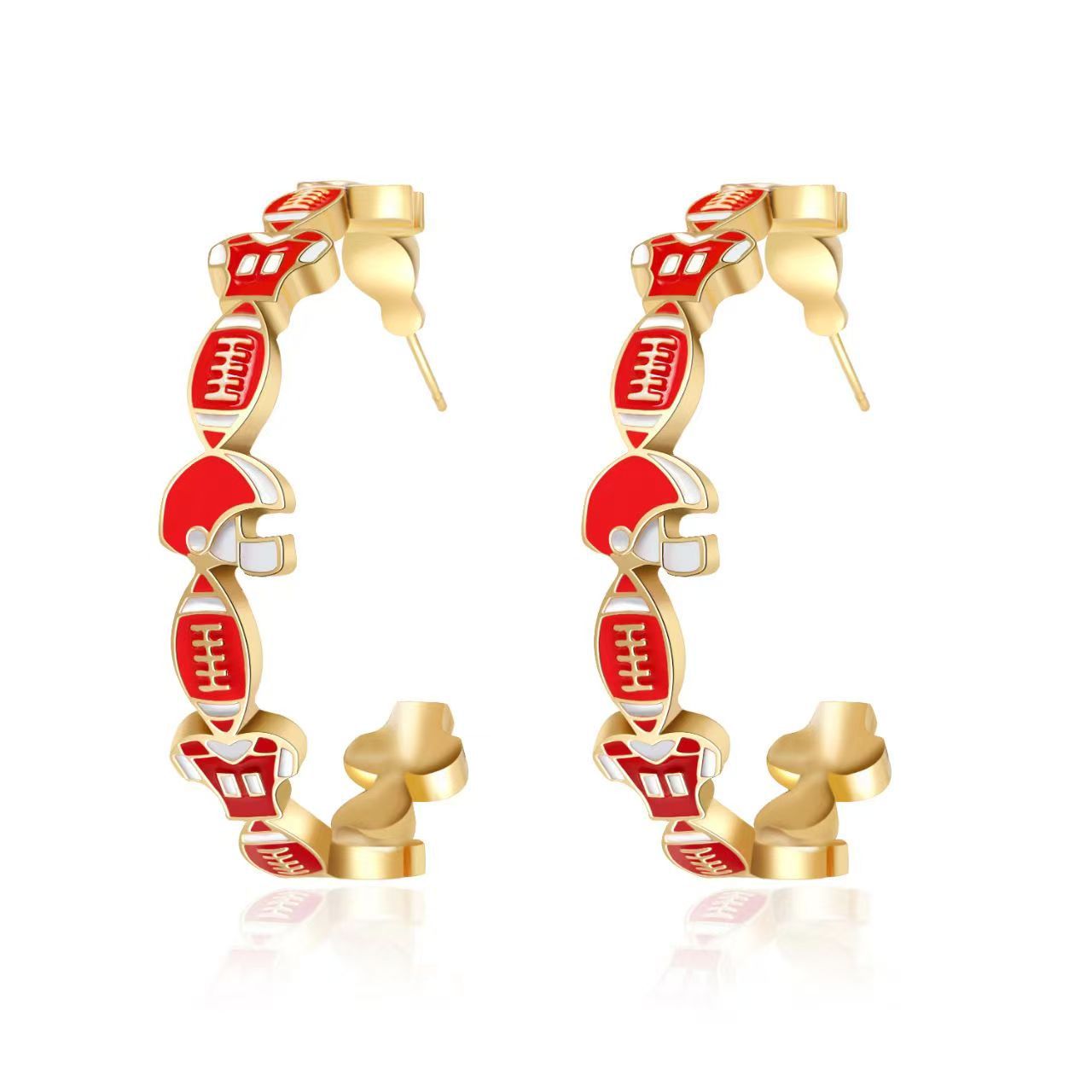 PREORDER: Game Day Hoop Earrings 7.27.26