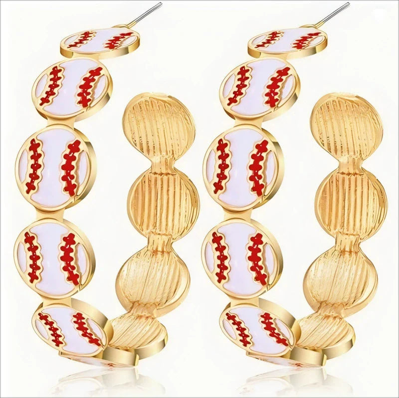 PREORDER: Game Day Hoop Earrings 7.27.26