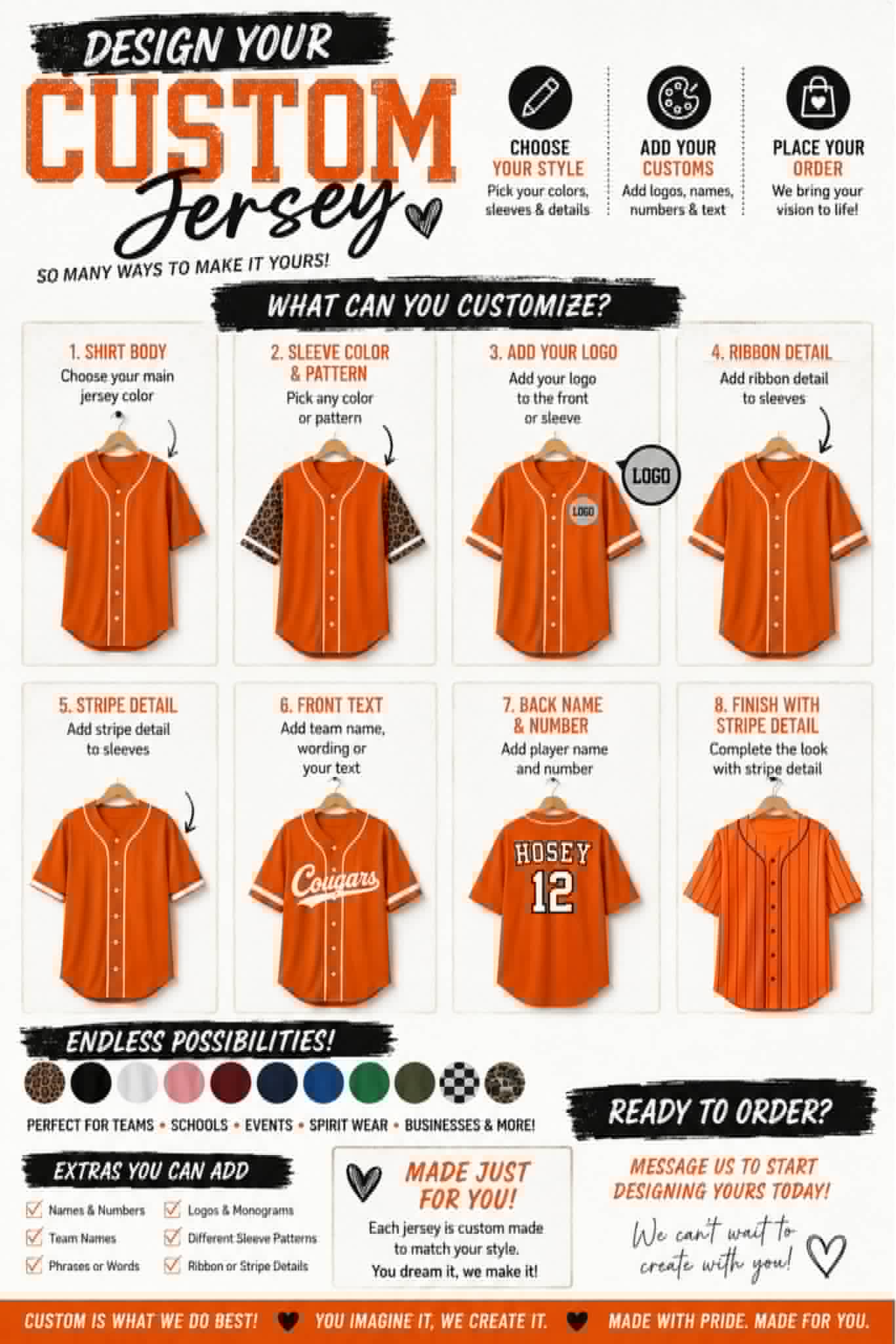 PREORDER: Custom Jersey (Pin Stripe) 07.13.26