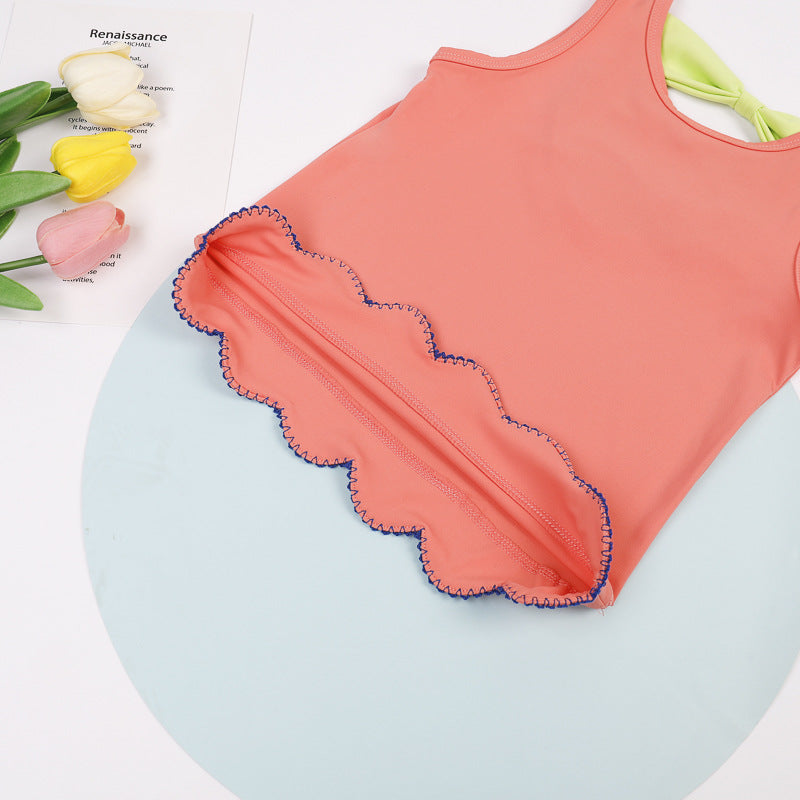 Girls Scallop Edge Activewear Set