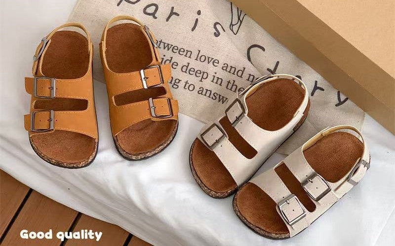 PREORDER: Double Buckle Kids Sandals RERUN 6.29.26 osym