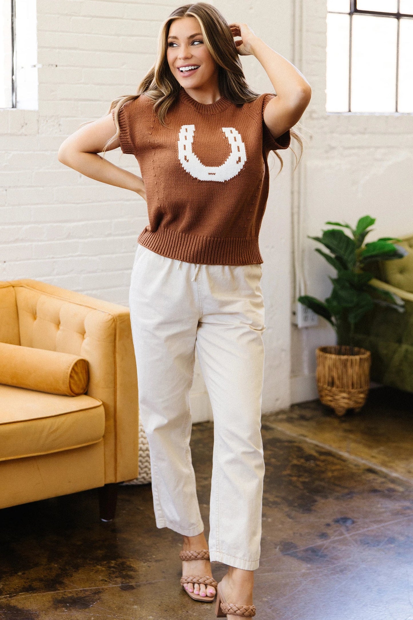 PREORDER: Lucky Horseshoe Sweater 7.6.26