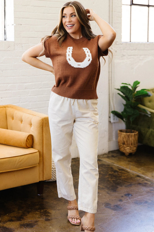 PREORDER: Lucky Horseshoe Sweater 7.6.26