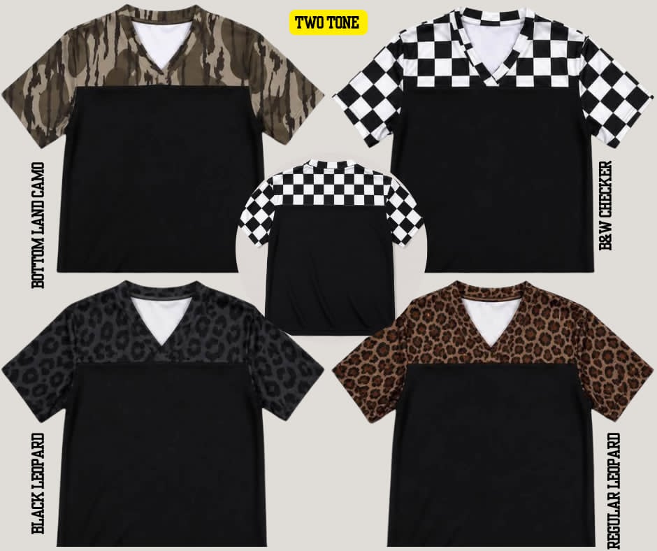 PREORDER: Custom Football Jersey (Front Logo) 7.20.26
