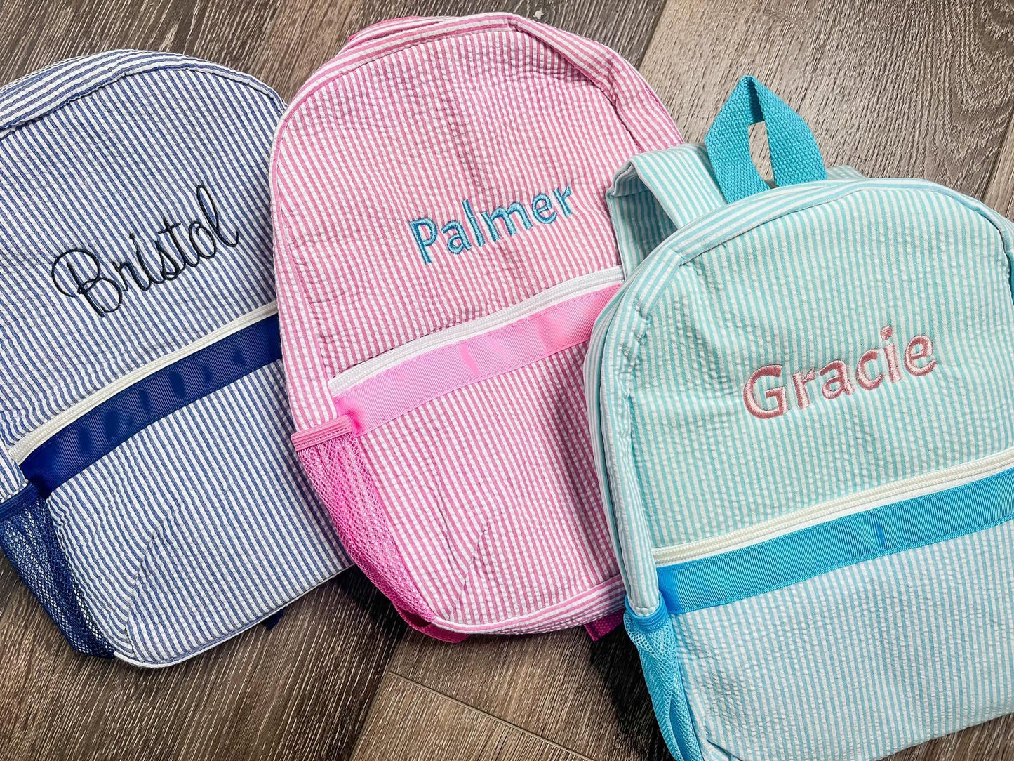 PREORDER: Custom Seersucker Backpack RERUN 7.13.26
