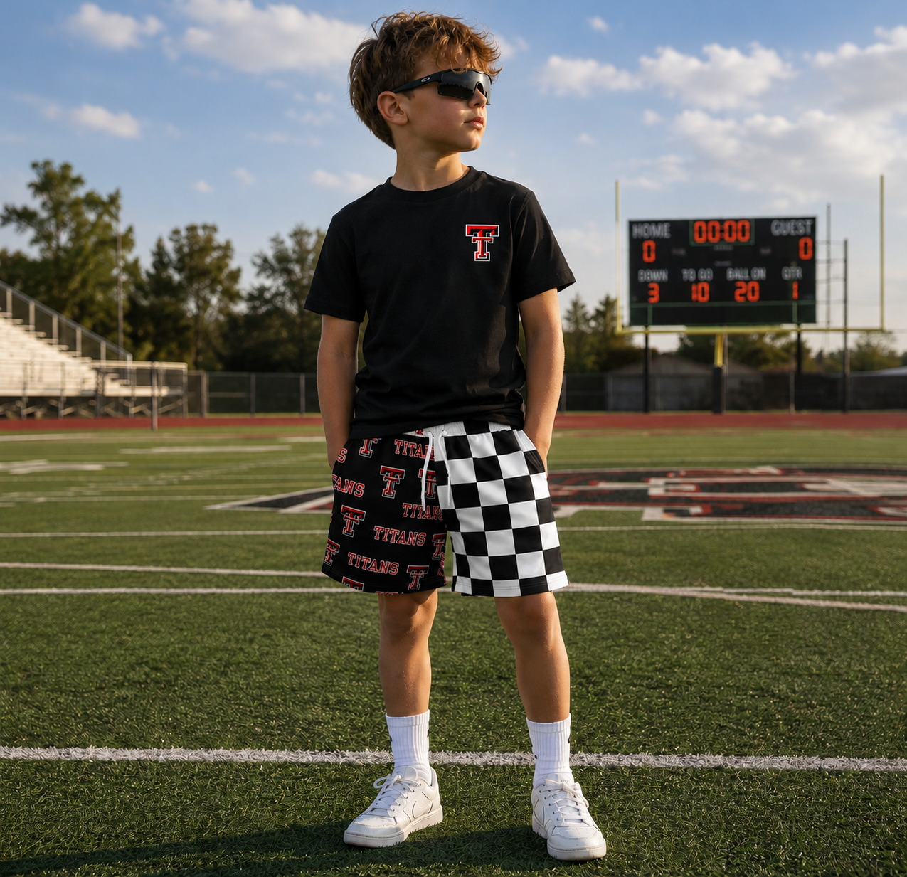 PREORDER: Boys Split Side Shorts (Seamless + Standard Print) RERUN 7.27.26 osym