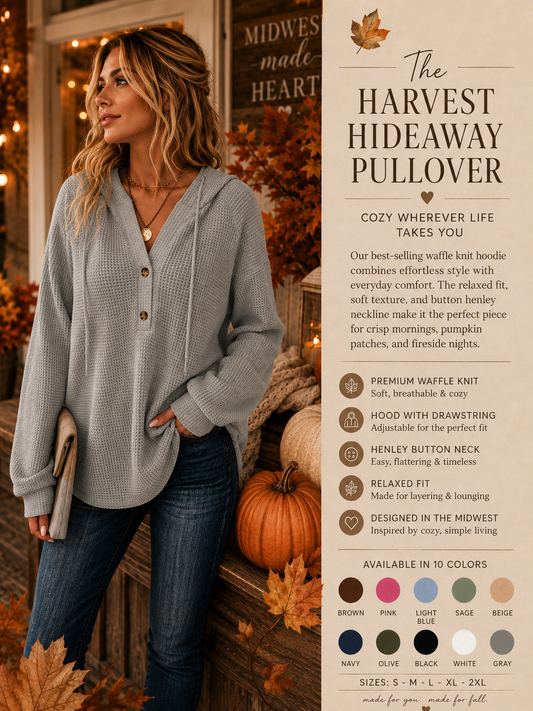 PREORDER: The Harvest Hideaway Pullover 8.17.26 OSYM