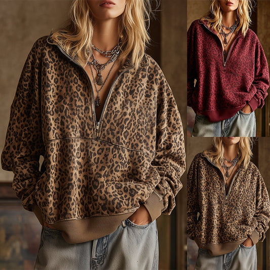 PREORDER: Leopard Rosette Top 8.17.26 OSYM