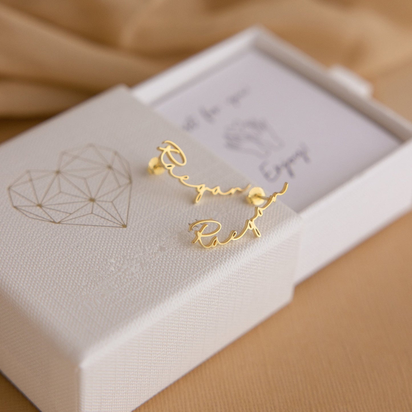 PREORDER: The Signature Script Earrings 8.24.26