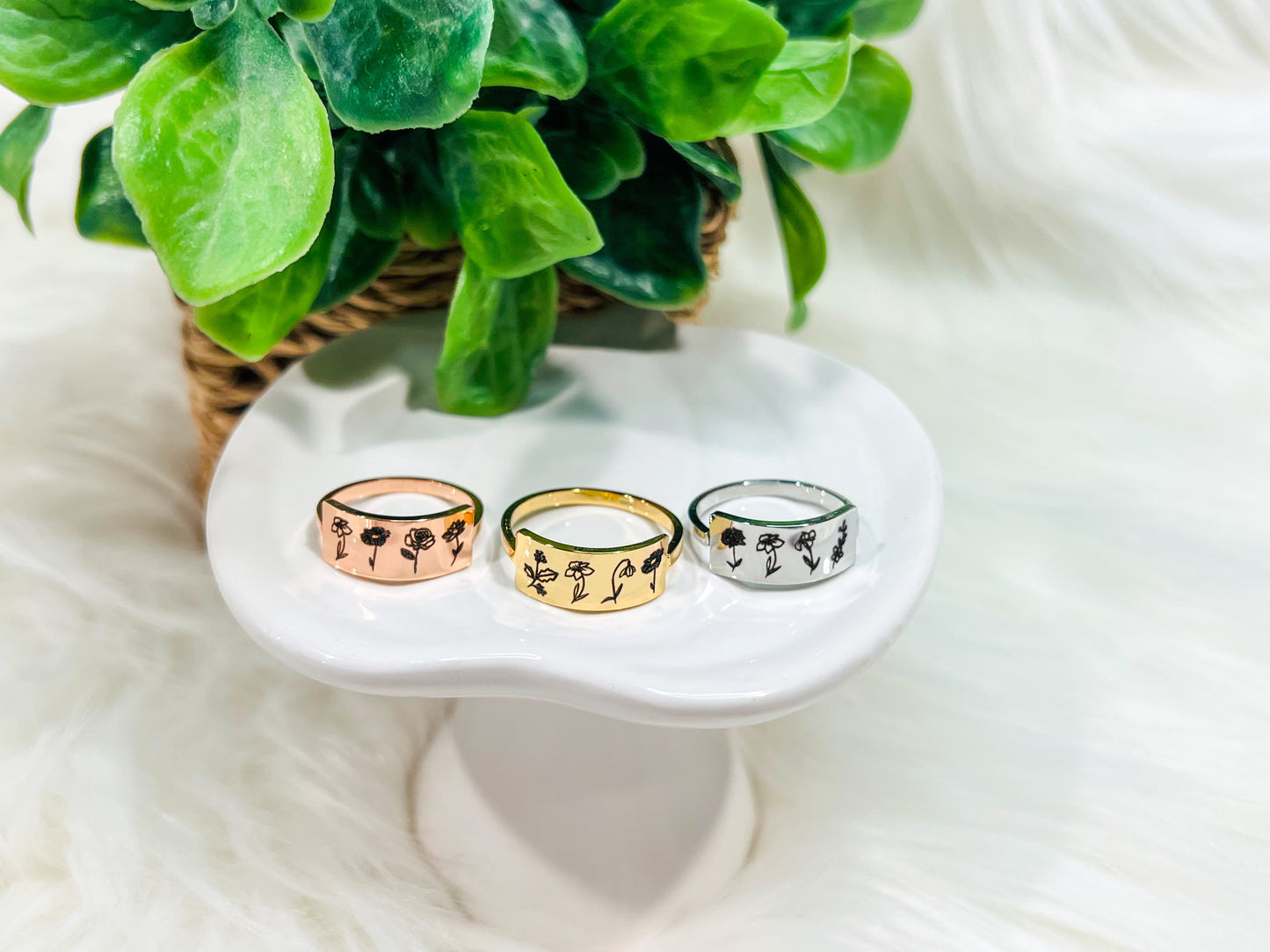 *Preorder: Birth Flower Rings*