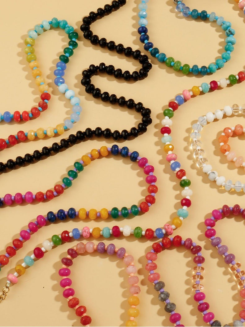 Preorder: Color Pop Beaded Trend Necklace