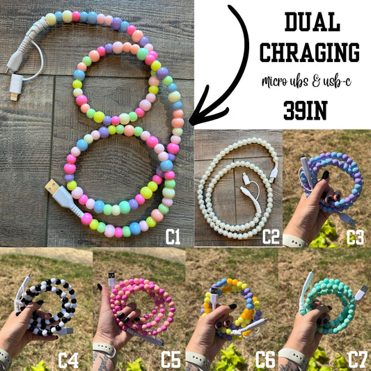 PREORDER: RERUN Dual Beaded Phone Charger 7.6.26 osym