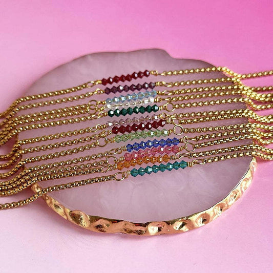 *Birth Stone Crystal Bracelets*- JULY
