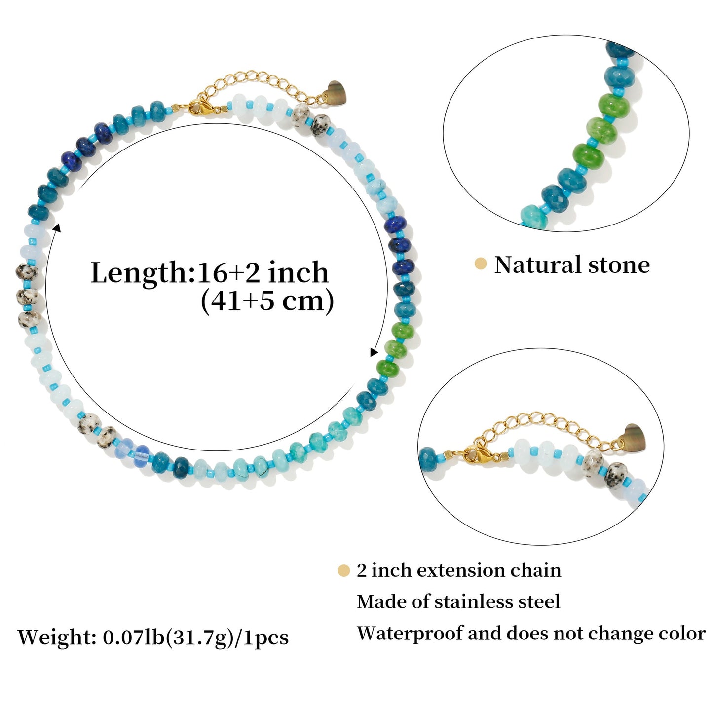 Preorder: Color Pop Beaded Trend Necklace