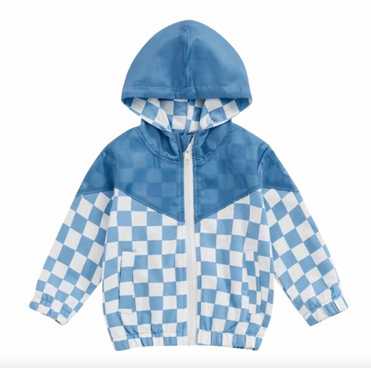 Blue Checkered Windbreaker RTS