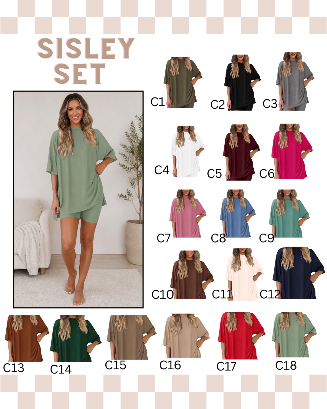 PREORDER: The Sisley Set RERUN 6.8.26 osym