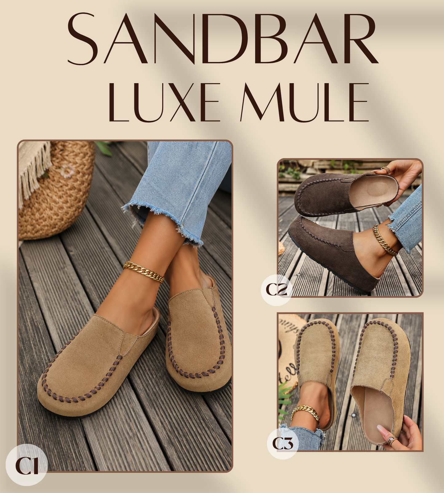 PREORDER: The Sandbar Luxe Mule 6.15.26