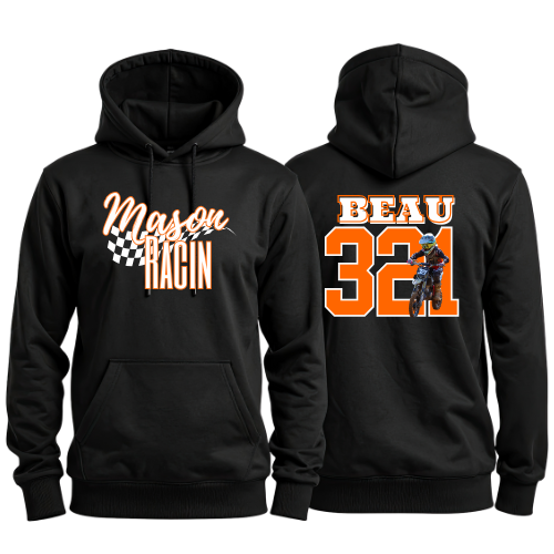 Custom Team Hoodies with Rider Photo