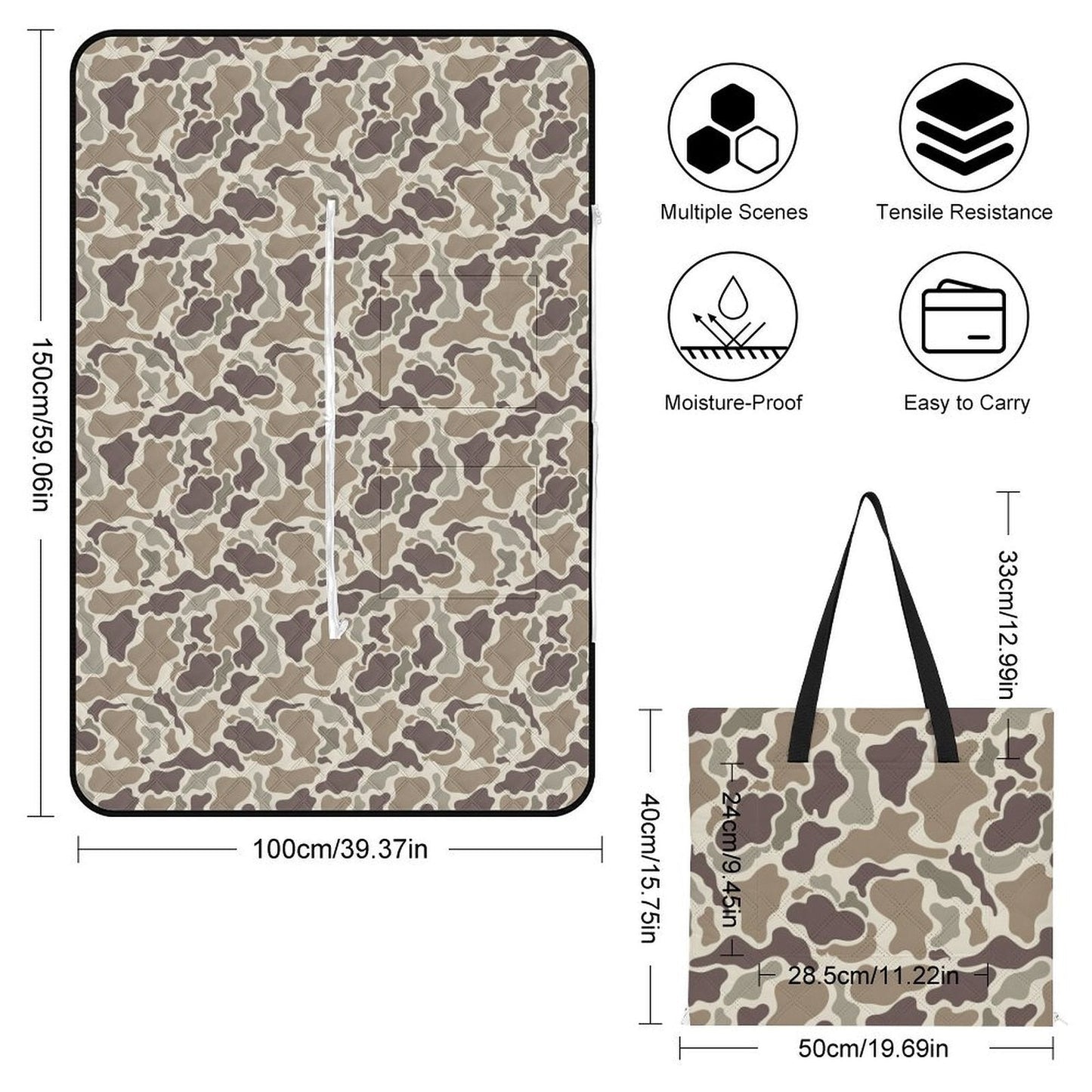 PREORDER: Custom Picnic & Play Mat (Seamless Design)  6.29.26