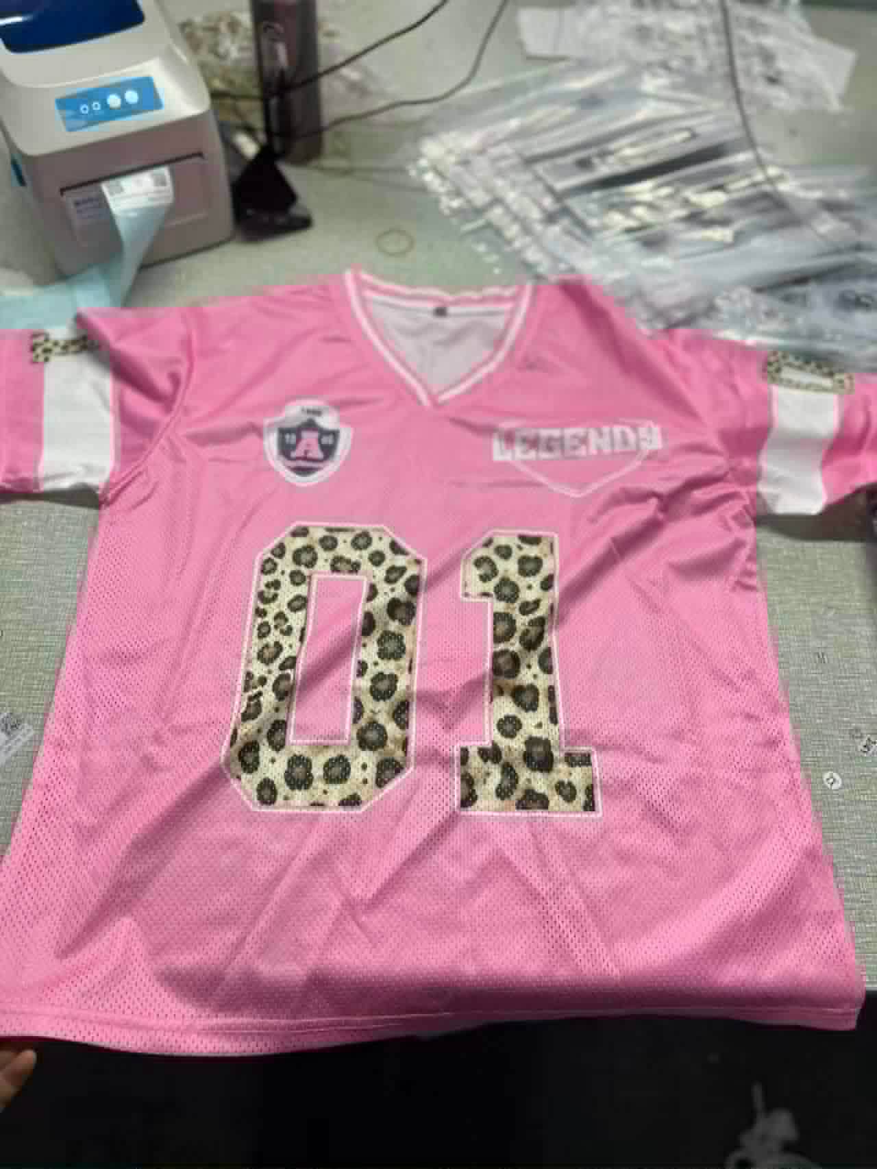 PREORDER: Custom Football Jersey (Front Logo) 7.20.26