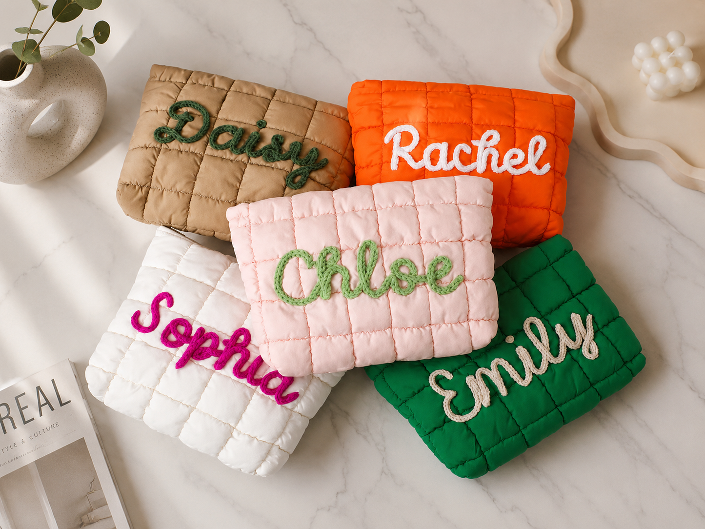 PREORDER: The Rowan Quilted Essentials Bag 7.27.26