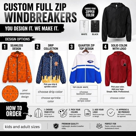 PREORDER: Custom Full Zip with Hoodie RERUN (DRIP Design) 8.17.26 OSYM
