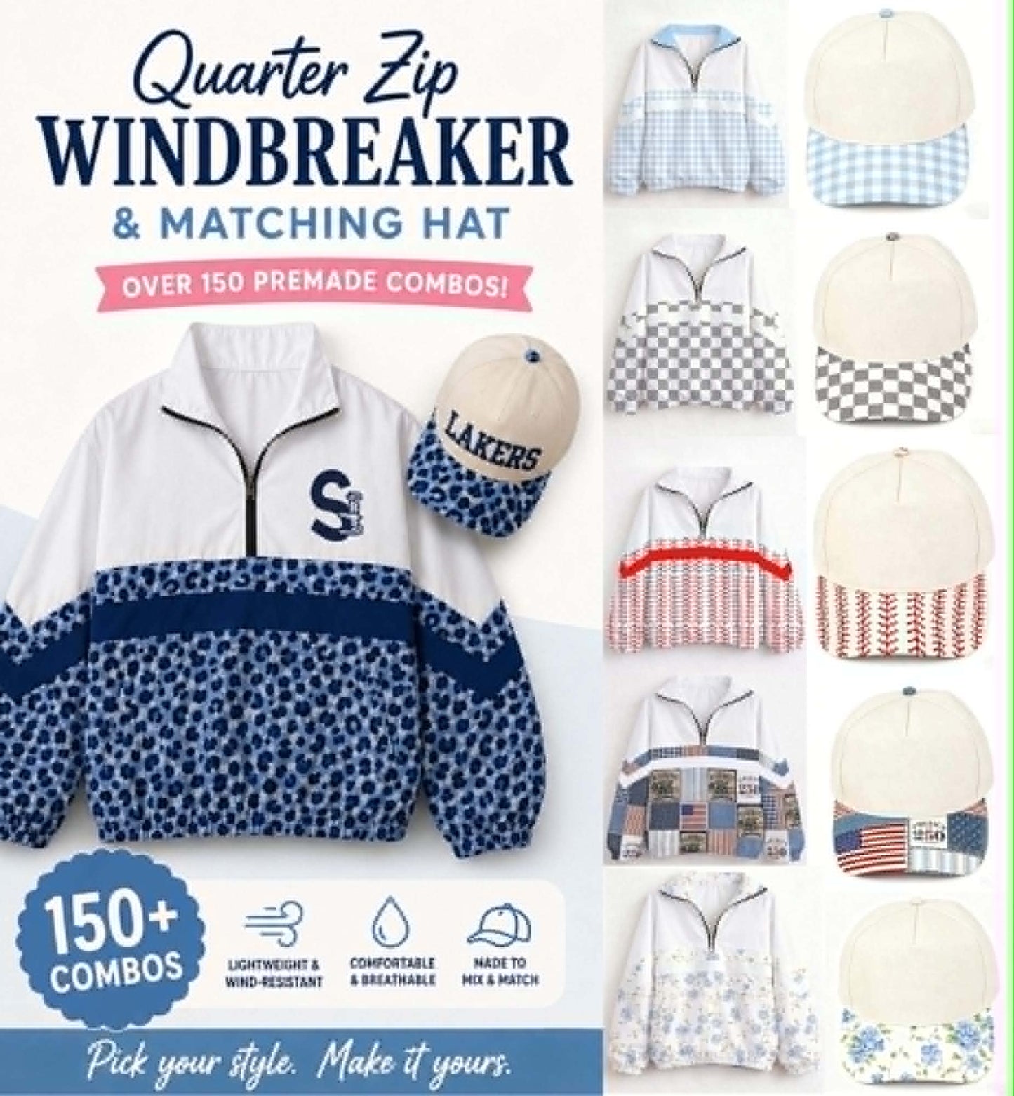 PREORDER: Premade Designs Mommy & Me Windbreaker 6.1.26 OSYM