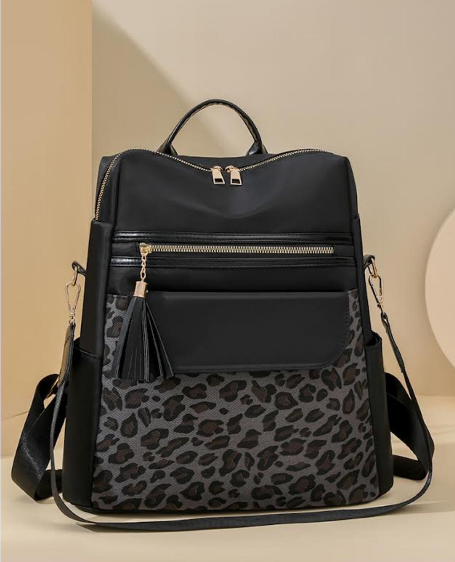 PREORDER: Two Tone Leopard Backpacks  8.17.26