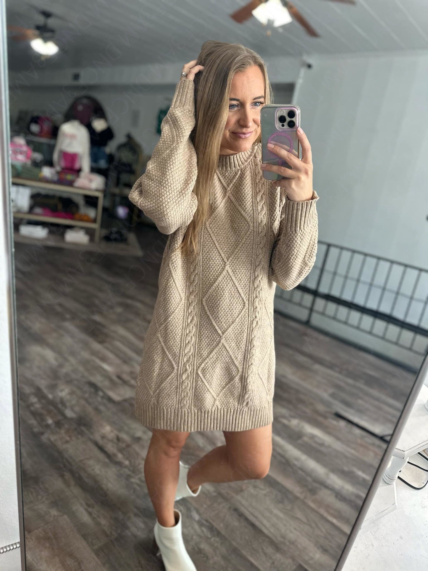 PREORDER: The Heather Sweater Dress RERUN 8.24.26